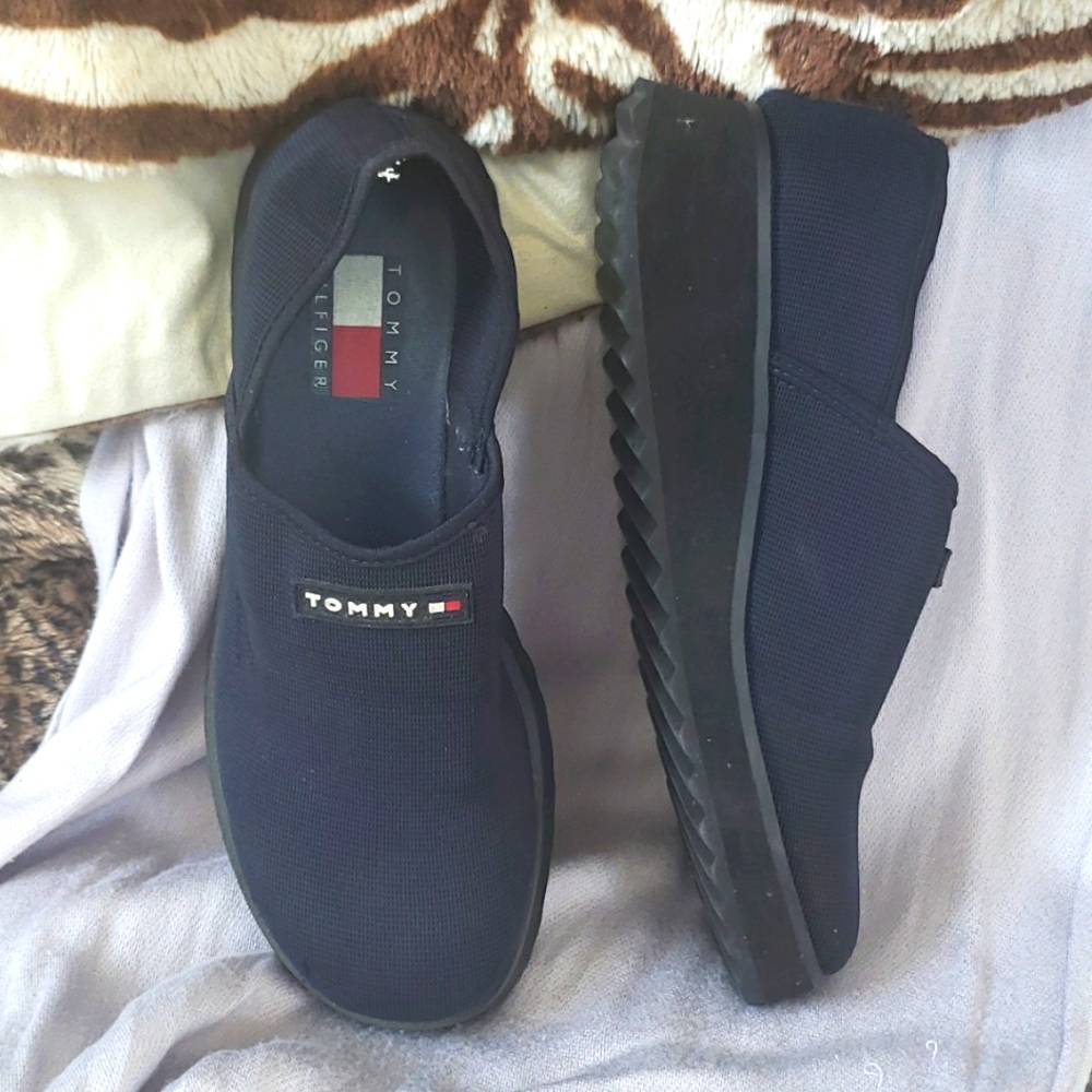 Tommy Hilfiger navy loafers